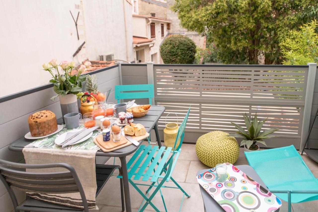 Suite Oisivete Avec Terrasse Vue Sur Patio Et Clim Montpellier Exterior foto
